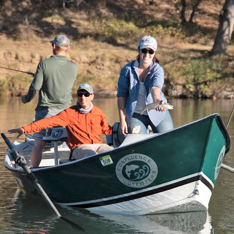 Drift Boat trips are great for beginner fly fishers