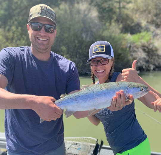 The Klamath Basin is home to huge rainbow trout.