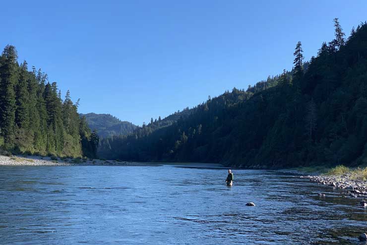 The Klamath is a big river with lots of great steelhead water