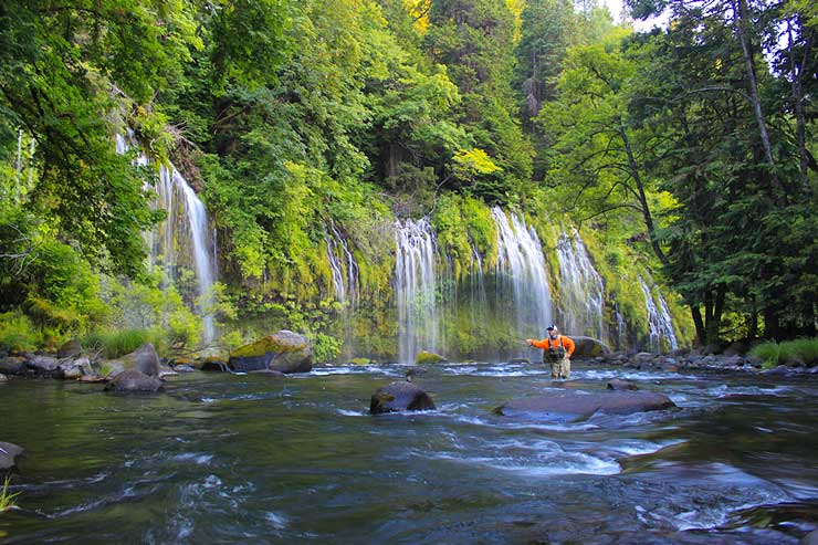 Mossbrae Falls near Dunsmuir