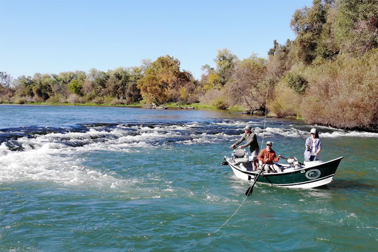 Fishing some interesting water on the Lower Sac