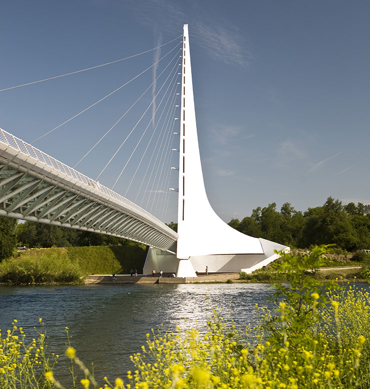 Redding's world famous Sundial Bridge