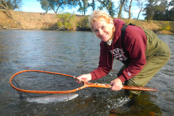 A typical valley steelhead from the Lower Sac