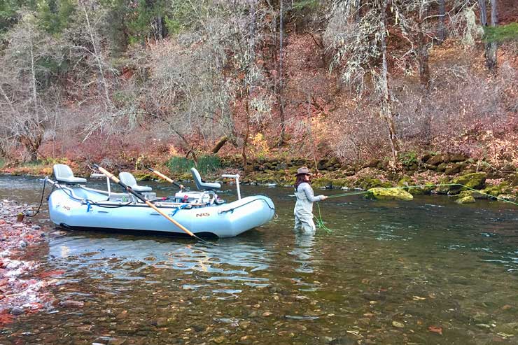 Wade fishing the Trinity River