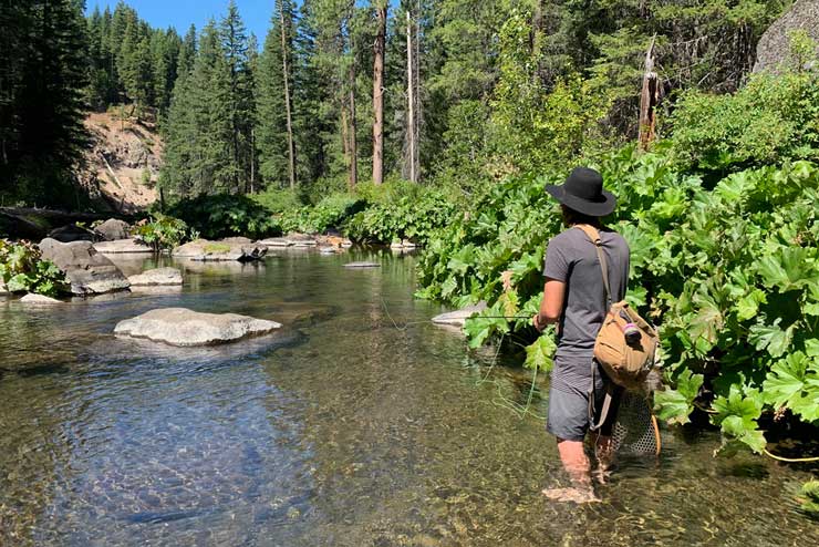 Crystal clear water on the upper McCloud