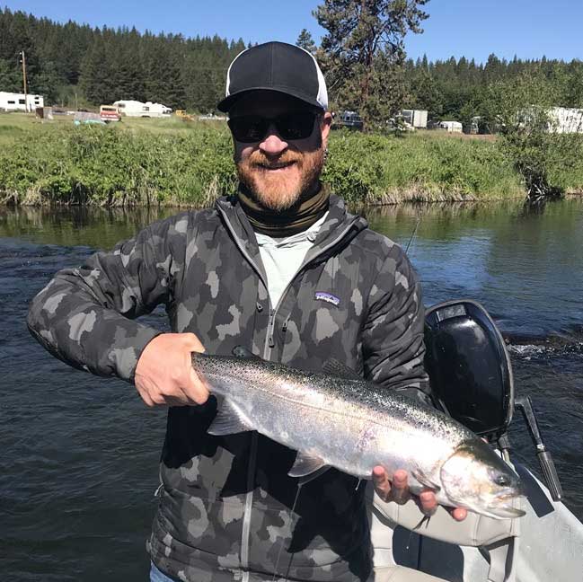 A rainbow trout on the Williamson River